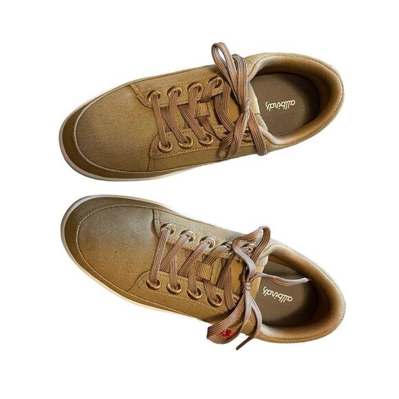 Allbirds Canvas Pacers Tan Size W9 NEW - Picture 3 of 7